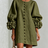 Robe Mini Floral Botonada