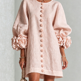 Robe Mini Floral Botonada