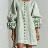 Robe Mini Floral Botonada