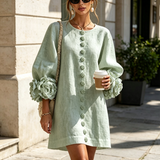 Robe Mini Floral Botonada