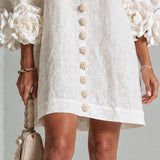 Robe Mini Floral Botonada