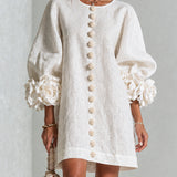 Robe Mini Floral Botonada