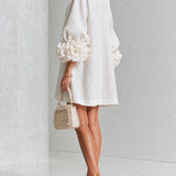 Robe Mini Floral Botonada