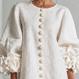 Robe Mini Floral Botonada