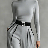 Vera | Conjunto elegante com detalhes em contraste