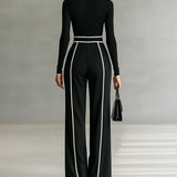 Vera | Conjunto elegante com detalhes em contraste