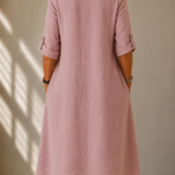 Vestido Fluido Corte Trapézio