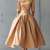 Alice | Vestido Maxi em Algodão Estruturado