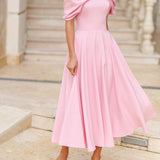 Robe Maxi Elegante com Ombro Descoberto