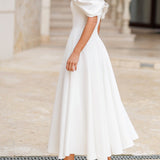 Robe Maxi Elegante com Ombro Descoberto