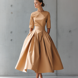 Alice | Vestido Maxi em Algodão Estruturado
