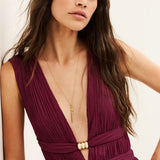 Maxi Robe com Decote em V