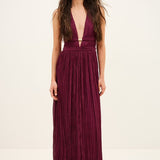 Maxi Robe com Decote em V