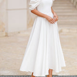Robe Maxi Elegante com Ombro Descoberto