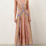 Maxi robe boémia floral