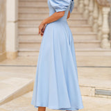 Robe Maxi Elegante com Ombro Descoberto