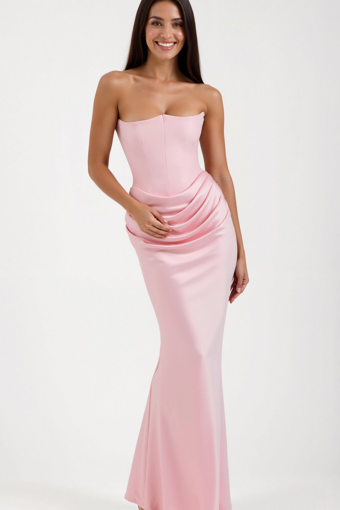 Esmeralda - Vestido comprido com corpete