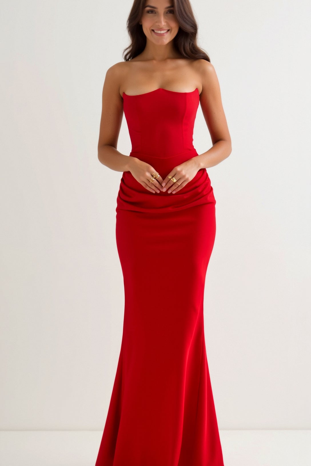 Esmeralda - Vestido comprido com corpete