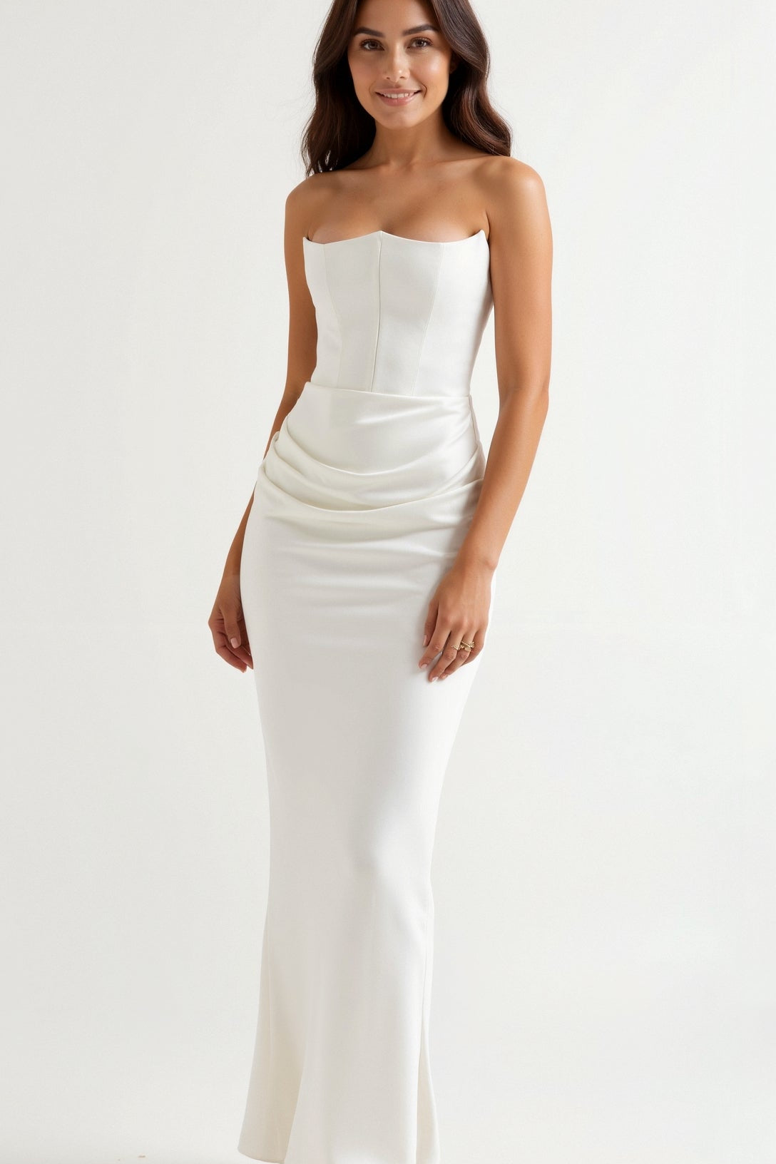 Esmeralda - Vestido comprido com corpete