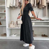 Alice | Vestido de denim vibrante