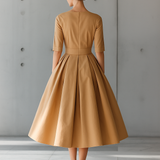 Alice | Vestido Maxi em Algodão Estruturado