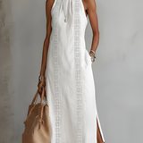 Tatiana | Vestido em Linho com Colarinho