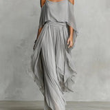 Isabel | Conjunto Fluido Cinza