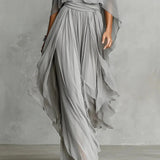 Isabel | Conjunto Fluido Cinza