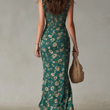 Zara | Vestido Maxi Boho Retro