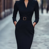 Alice | Robe elegante com cinto