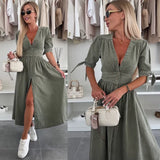 Alice | Vestido de denim vibrante