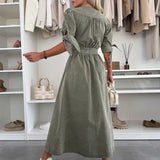 Alice | Vestido de denim vibrante