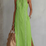 Tatiana | Vestido em Linho com Colarinho