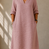 Vestido Fluido Corte Trapézio